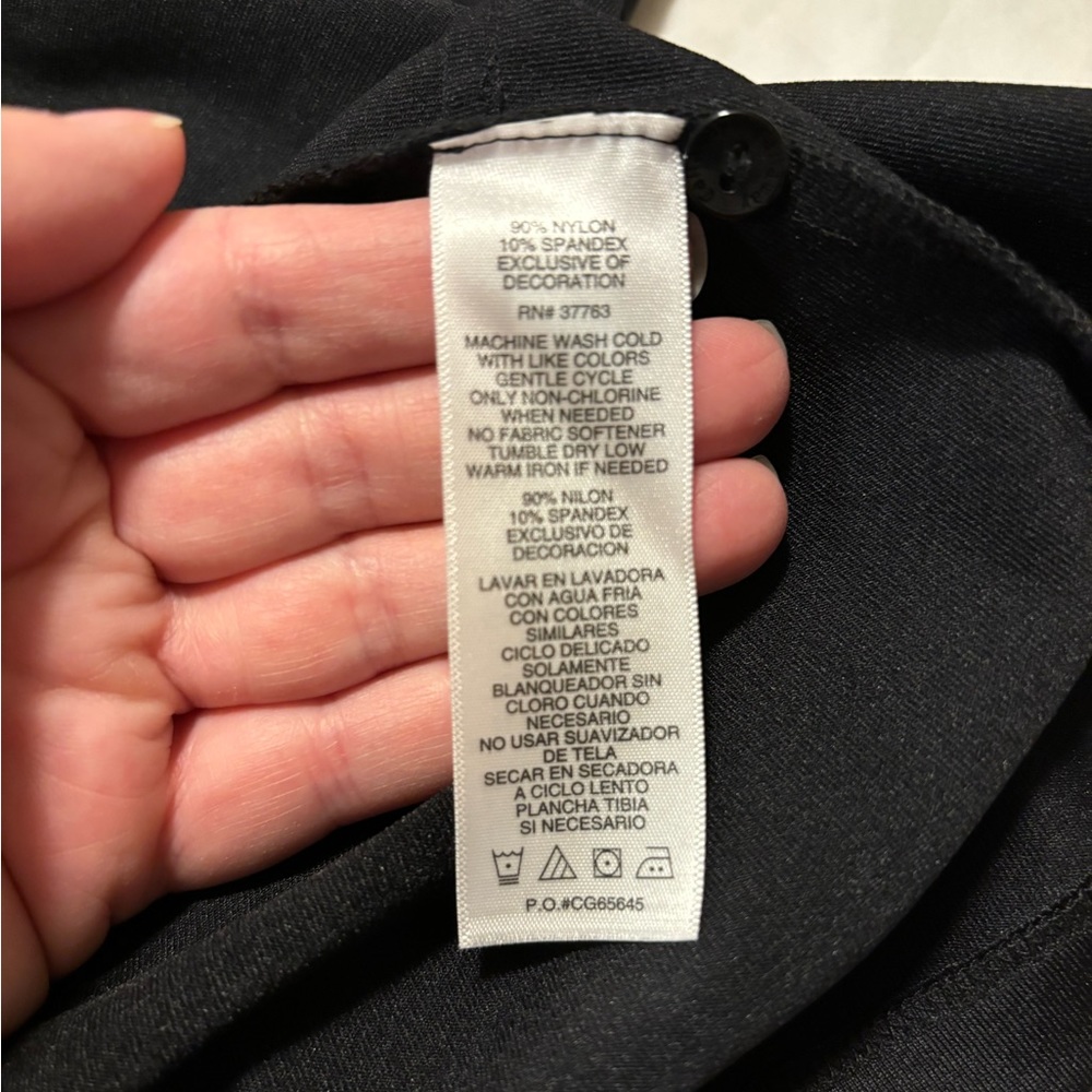 NWT Callaway black short sleeve golf shirt with unique side detailing, XL - Picture 15 of 16